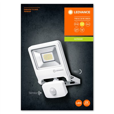 ENDURA® FLOOD Sensor Warm White 20 W 3000 K WT