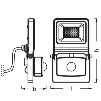 ENDURA® Flood Sensor Warm White PCR 