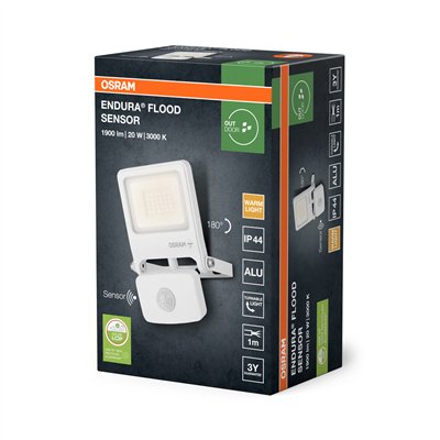ENDURA® Flood Sensor Warm White PCR 