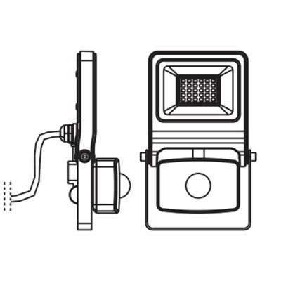 ENDURA® Flood Sensor Warm White PCR 