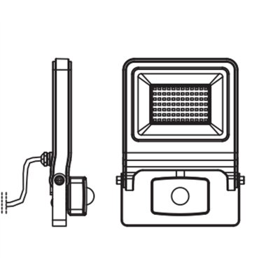 ENDURA® Flood Sensor Warm White PCR 