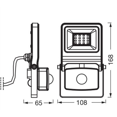 ENDURA® Flood Sensor Warm White PCR 