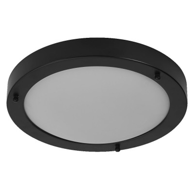 Bathroom Ceiling Luminaire IP44 E27 310mm E27 Black