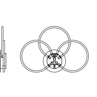 Decor Aura Ceiling 21W 830 Click DIM