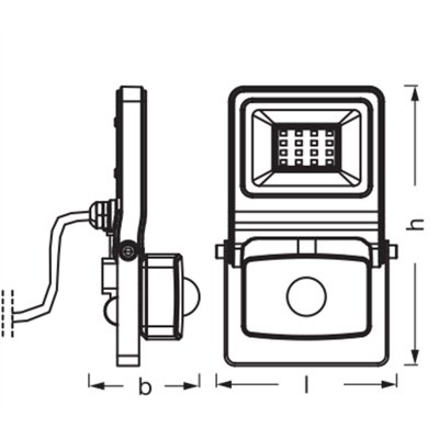 ENDURA® Flood Sensor Warm White PCR 