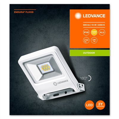 ENDURA® FLOOD Warm White 10 W 3000 K WT