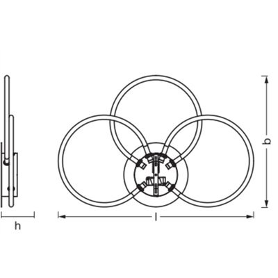 Decor Aura Ceiling 21W 830 Click DIM