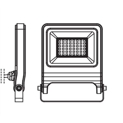 ENDURA® Flood Warm White PCR 
