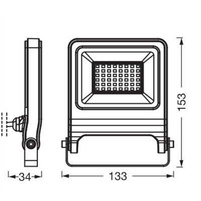 ENDURA® Flood Warm White PCR 