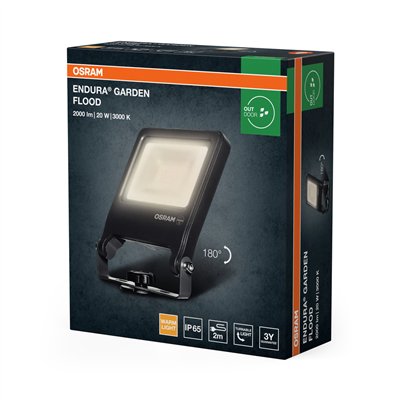 ENDURA® GARDEN FLOOD Spike 20W 3000K