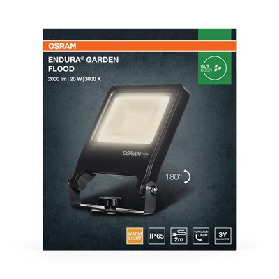 ENDURA® GARDEN FLOOD Spike 20W 3000K