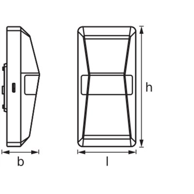 ENDURA® PRO UPDOWN SENSOR 10W 4000K IP55 White