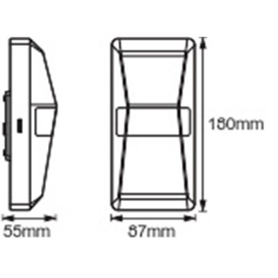ENDURA® PRO UPDOWN SENSOR 10W 4000K IP55 White