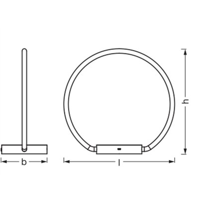 Decor Aura Table 10W 830 Touch DIM USB