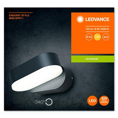 ENDURA® STYLE MINI SPOT I 8W Dark Gray