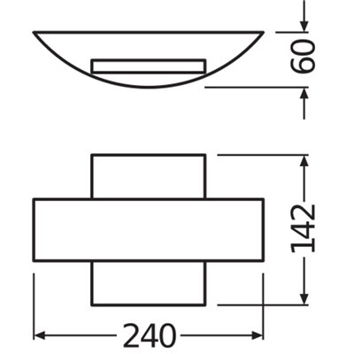 ENDURA® STYLE SHIELD Square 11W Dark Gray