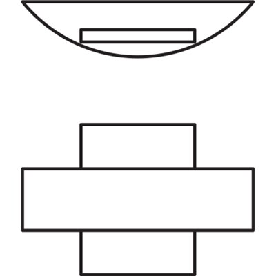 ENDURA® STYLE SHIELD Square 11W Dark Gray