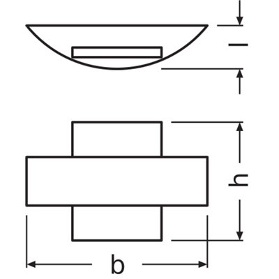 ENDURA® STYLE SHIELD Square 11W Dark Gray