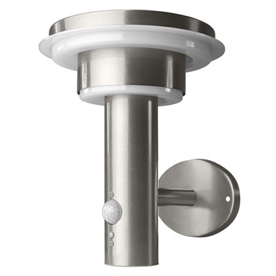 ENDURA® STYLE SOLAR DOUBLE CIRCLE Wall Sensor Double Circle 6W Stainless Steel