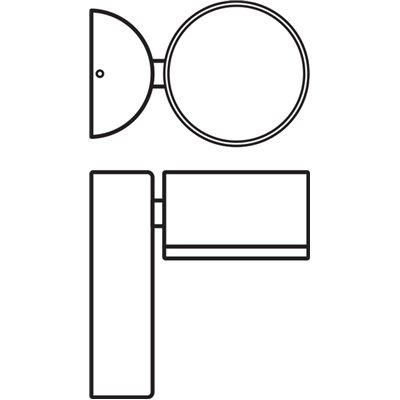 ENDURA® STYLE SPOT ROUND 8W Dark Gray