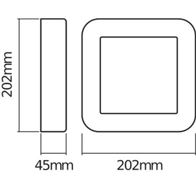 ENDURA® STYLE SQUARE 13.5W White