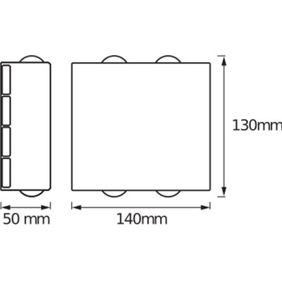 ENDURA® STYLE UPDOWN DECO II 11W Dark Gray