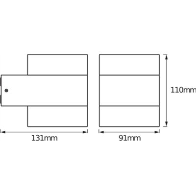 ENDURA® STYLE UPDOWN PUCK 13W White