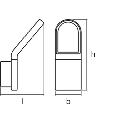 ENDURA® STYLE WALL 12W Dark Gray