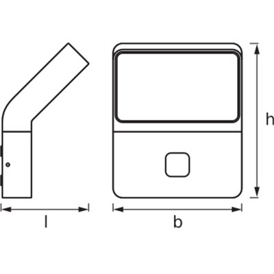 ENDURA® STYLE WALL WIDE 12W Dark Gray
