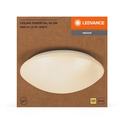 Essentials Ceiling 400mm 24W 3000K 