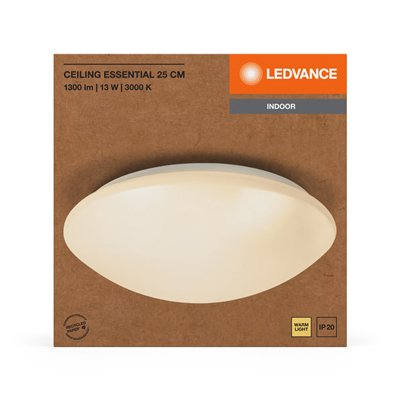 Essentials Ceiling 250mm 13W 3000K