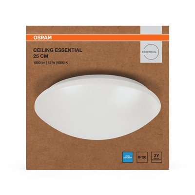 Essentials Ceiling 250mm 13W 6500K