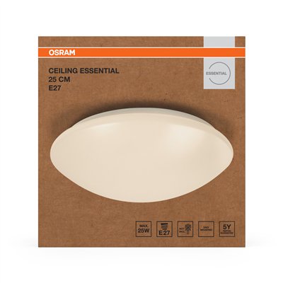 ESSENTIALS CEILING RETROFIT LUMINAIRE 250mm E27