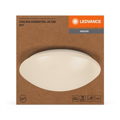ESSENTIALS CEILING RETROFIT LUMINAIRE 250mm E27