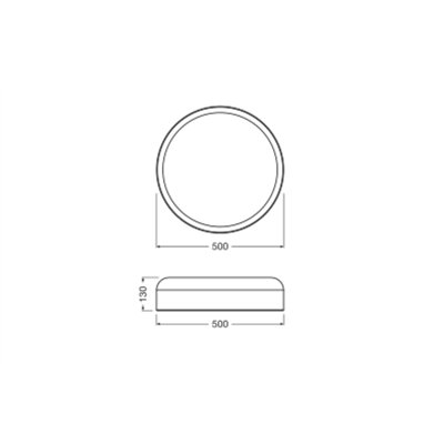 Decor Bamboo Paper Ceiling 500 28W 830 Brown