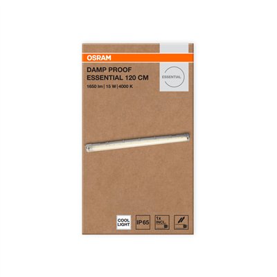 Essentials Damp Proof 15W 1200mm 4000K