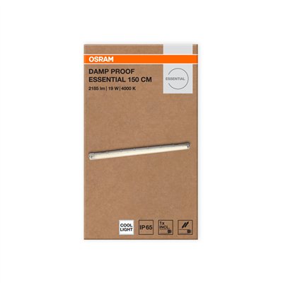 Essentials Damp Proof 1x19W 1500mm 840
