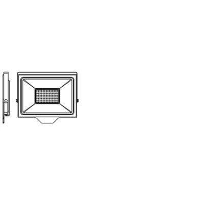 Essentials Floodlights 100W 4000K
