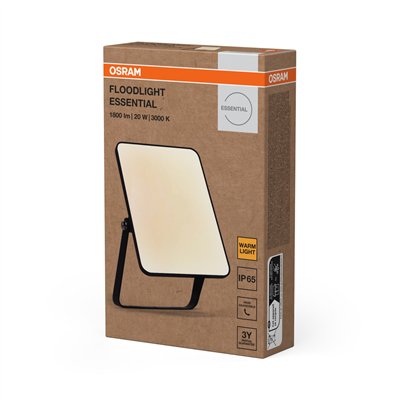 Essentials Floodlights 20W 3000K