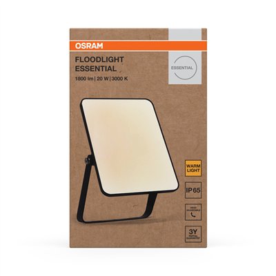 Essentials Floodlights 20W 3000K
