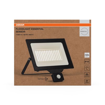Essentials Floodlights Sensor 100W 4000K