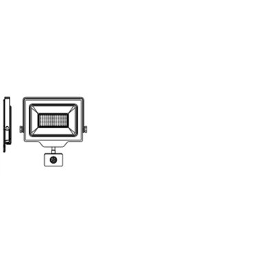 Essentials Floodlights Sensor 100W 4000K