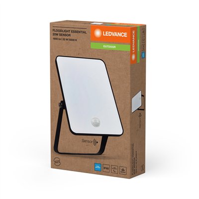 Essentials Floodlights Sensor 20W 6500K