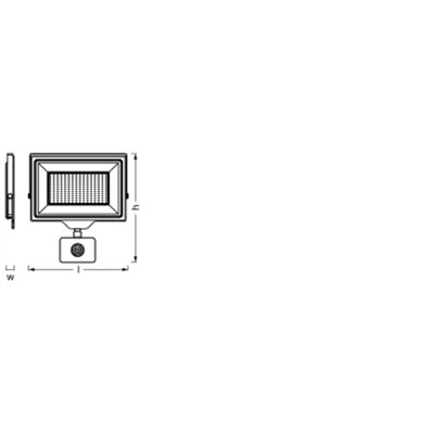 Essentials Floodlights Sensor 200W 4000K