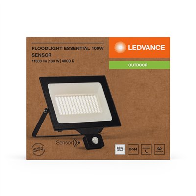 Essentials Floodlights Sensor 100W 4000K