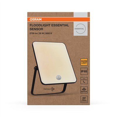 Essentials Floodlights Sensor 30W 3000K