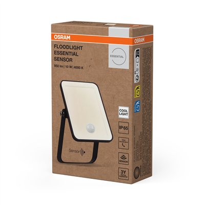 Essentials Floodlights Sensor 10W 4000K