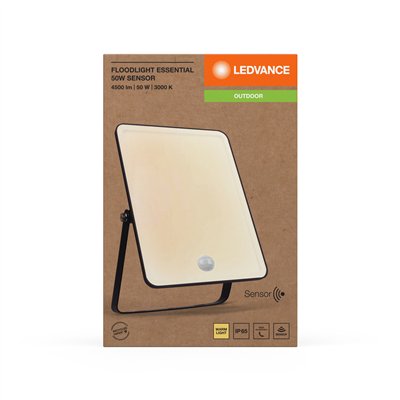Essentials Floodlights Sensor 50W 3000K