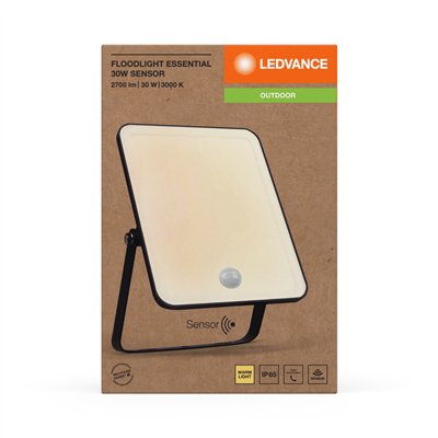 Essentials Floodlights Sensor 30W 3000K