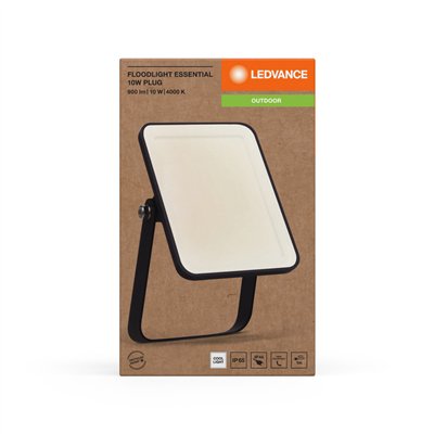 Essentials Floodlights with EU Plug 10W 4000K